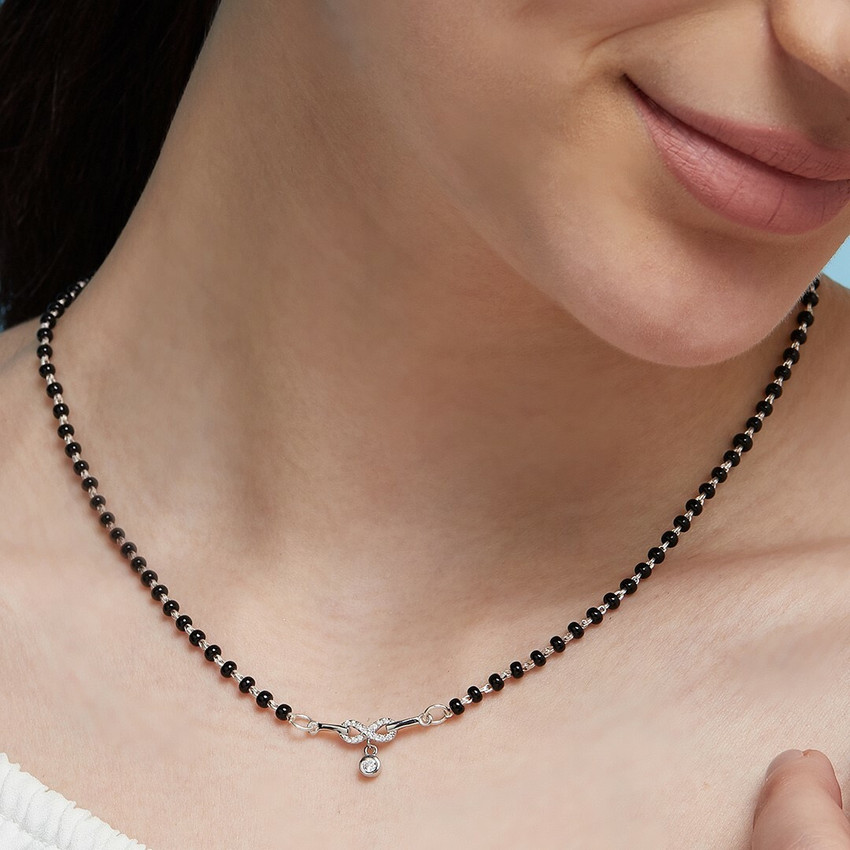 ZAVYA Sterling Silver Mangalsutra Price in India Buy ZAVYA