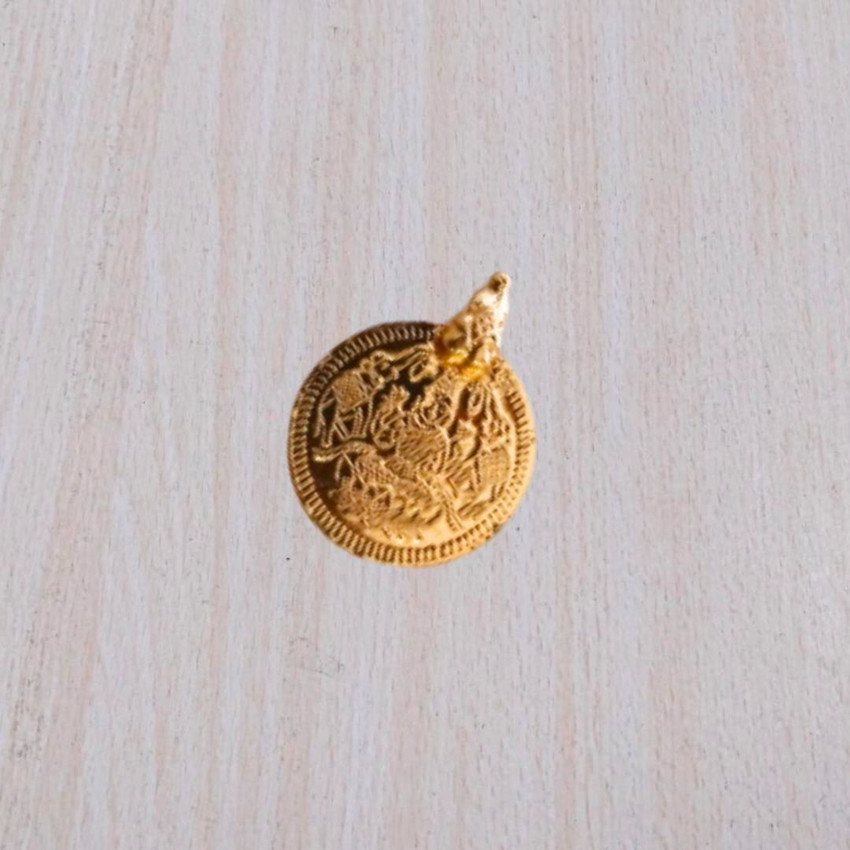 Sirgan Gold Plated Lakshmi Coin Set In Thirumangalyam For Goddess In Pooja Pack Of 1 Metal Price in India Buy Sirgan Gold Plated Lakshmi Coin Set In Thirumangalyam For Goddess