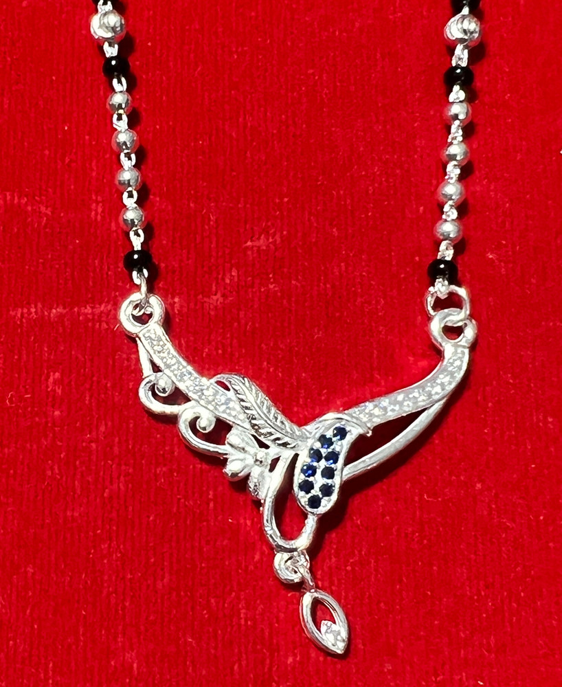 Pure silver mangalsutra online top