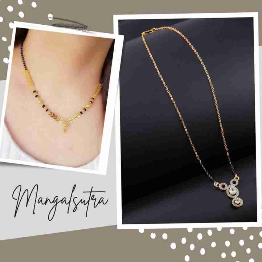 Light weight mangalsutra sales design with price