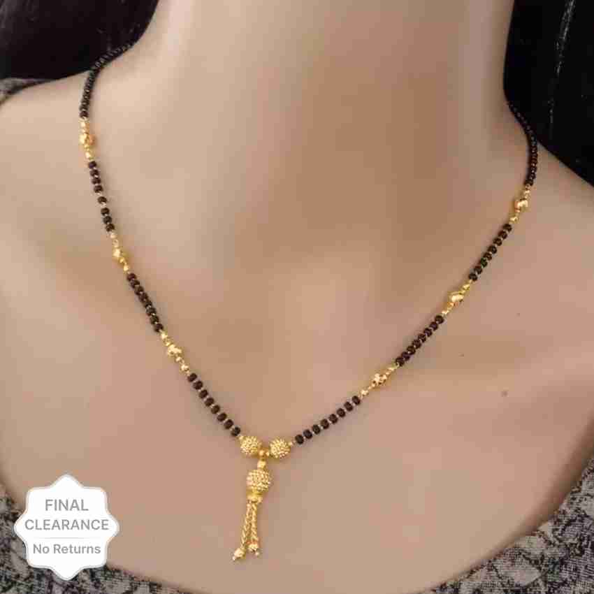 Latest black beads models best sale