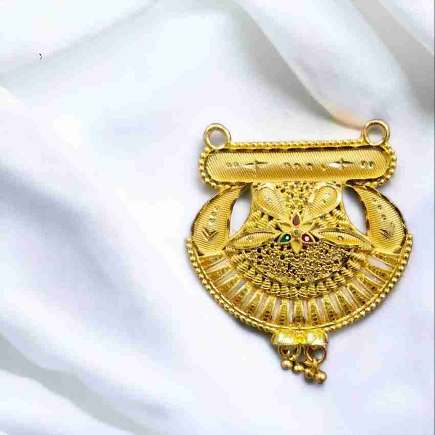 Gold mangalsutra locket hot sale with price