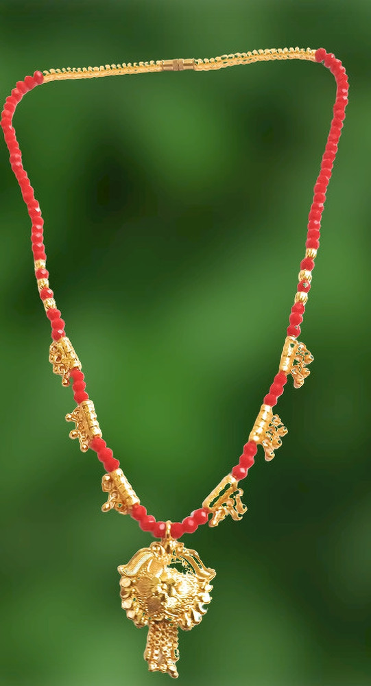 Gold red mangalsutra cheap