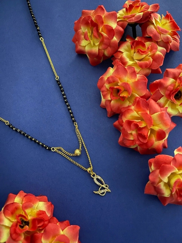 Alphabet mangalsutra new arrivals