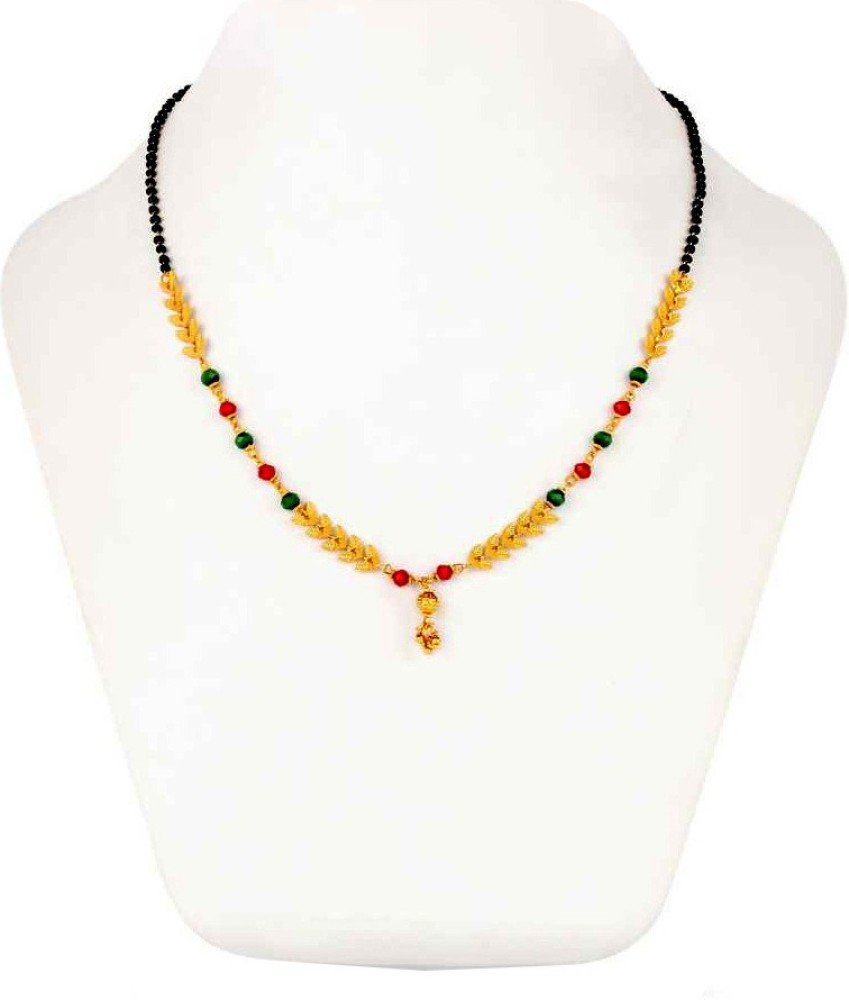 Traditional short hot sale mangalsutra designs