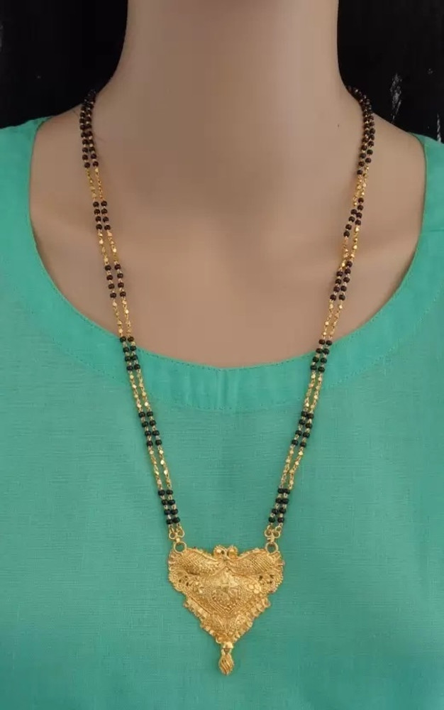 Light weight mangalsutra online designs in gold