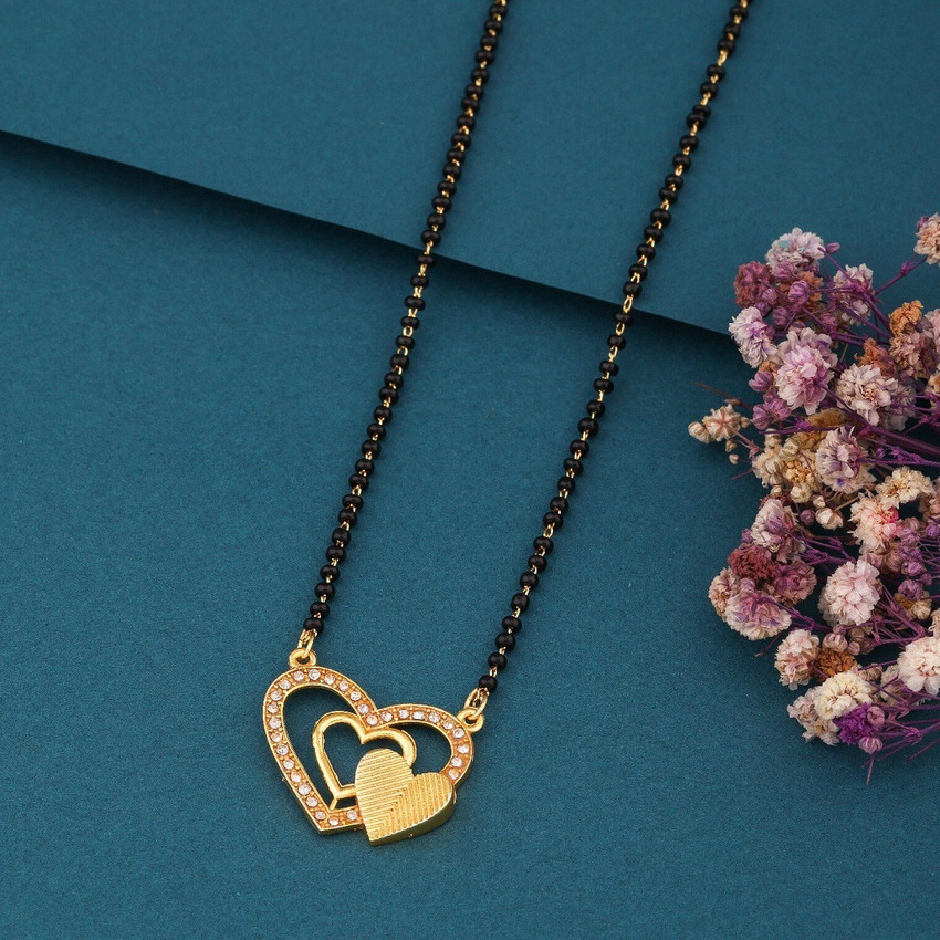 Shree hari gold plated mangalsutra hot sale