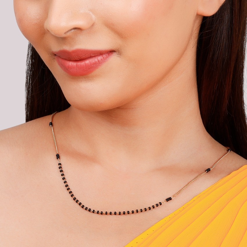 Silver black beads on sale mangalsutra