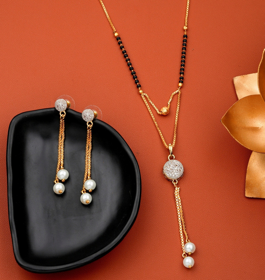 Alloy mangalsutra design sale