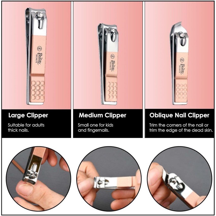 12550 Nail Clipper Kit Fingernail Clipper, Manicure Set, Stainless Ste —  DeoDap