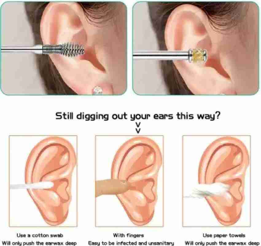 Shunfi 6 Pcs Ear Pick Earwax Remover Tool Professional Ear Spoon - Price in  India, Buy Shunfi 6 Pcs Ear Pick Earwax Remover Tool Professional Ear Spoon  Online In India, Reviews, Ratings