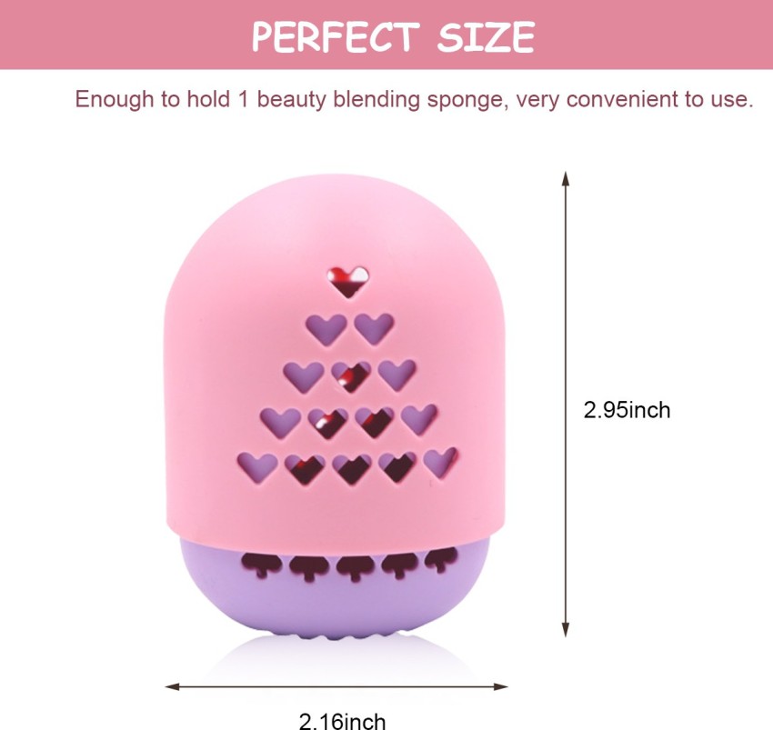 Silicone Makeup Sponge Holder Beauty Sponge Holder Makeup Sponge Travel  Case Cosmetic Sponge Holder Breathable Beauty Blender Cover Container  Makeup