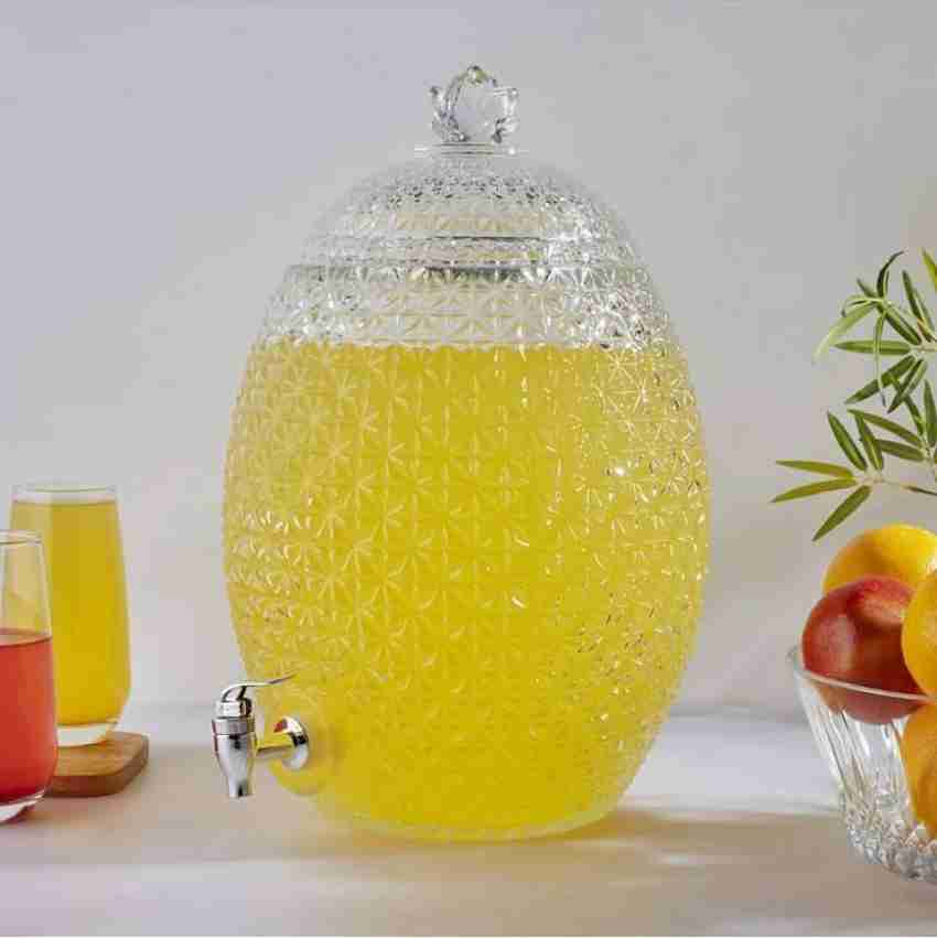 10L glass drink dispenser  Water container with tap, Drink