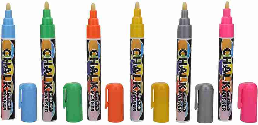 8pcs Liquid Chalk Marker Pen, 8 Color Washable & Wet Erase Chalk