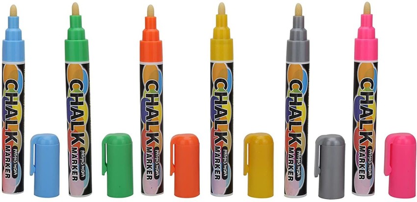 Store2508 Mobee Liquid Chalk Markers Reversible Tip