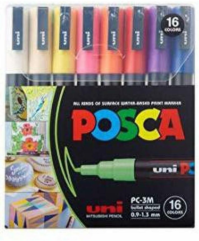 Uni POSCA Paint Markers, Medium Point Marker Paint Pen Tips, PC-5M