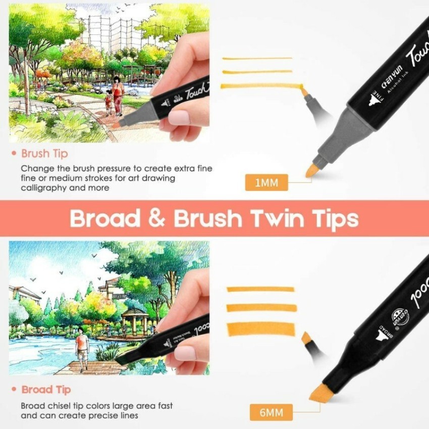 TouchCool Art Dual Tip Marker/Highlighter Sketch