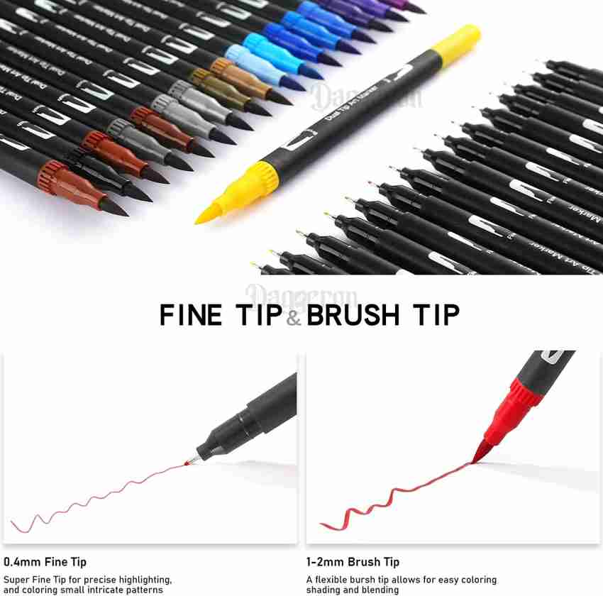 Artify 🖌️ Brush tip markers 108 vibraant colors dual tip !10/10 @AR