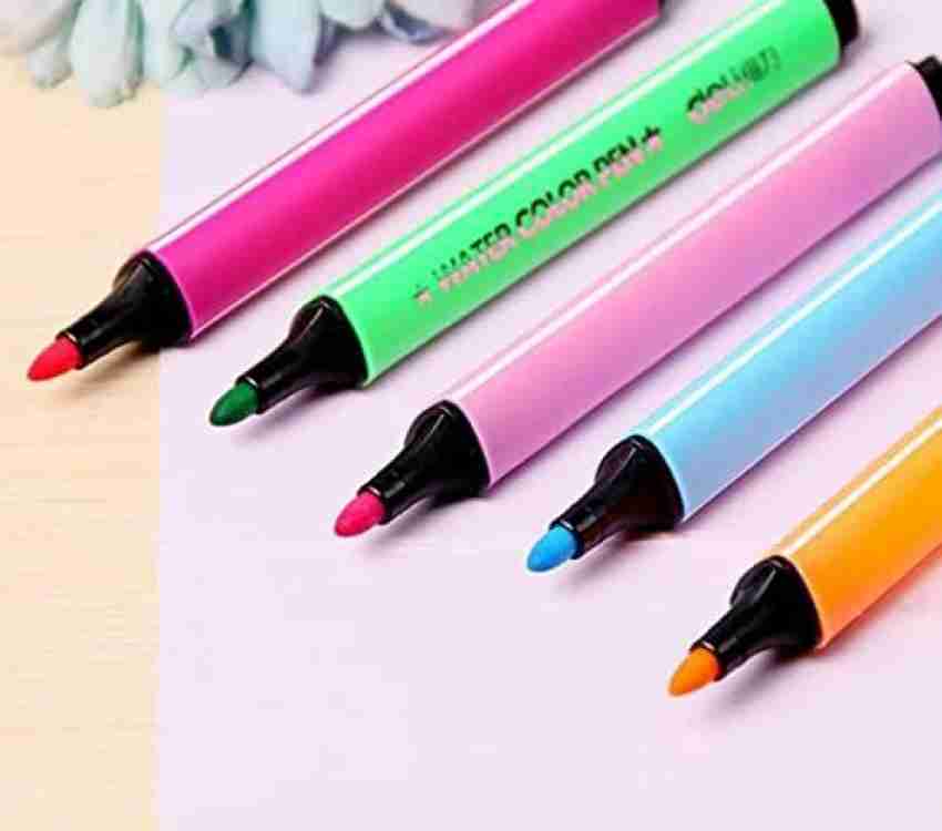 venimall Washable Water color Pens Set, Non-Toxic, Organic  Water Colors, - Temporary