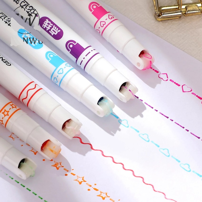 XAMILE Cute Bible Highlighters and Pens No Bleed Mild Soft Chisel Tip  Pastel Highlighters Marker Pens for Journaling Note Taking School  Stationary Supplies (Multicolor)