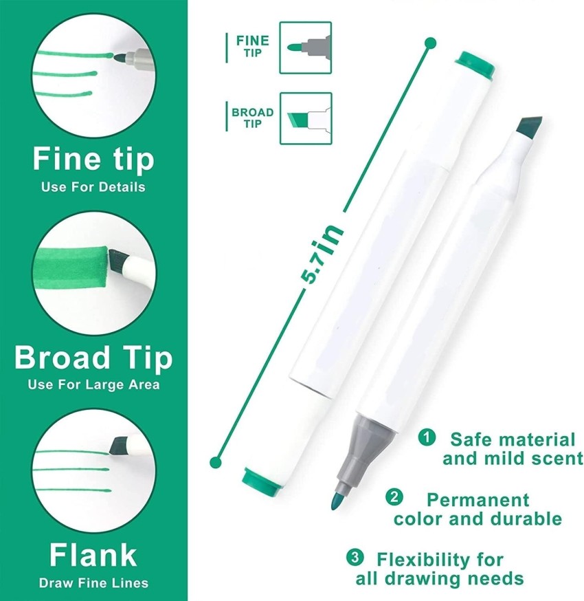Smudge-Proof Ohuhu Fineliner Drawing Pen for Markers
