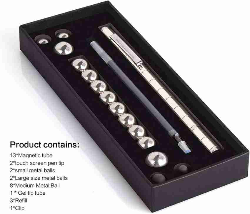  Fidget Toys Pen, Decompression Magnetic Metal Pen