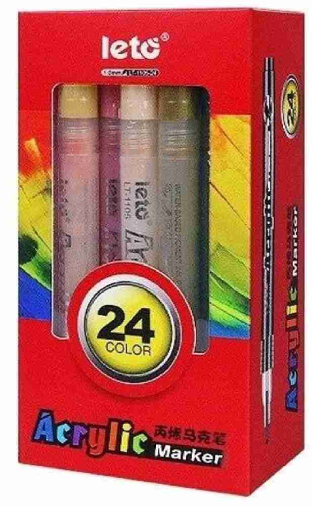 Acrylic Marker Pens ARRTX Alp, 24 Colours