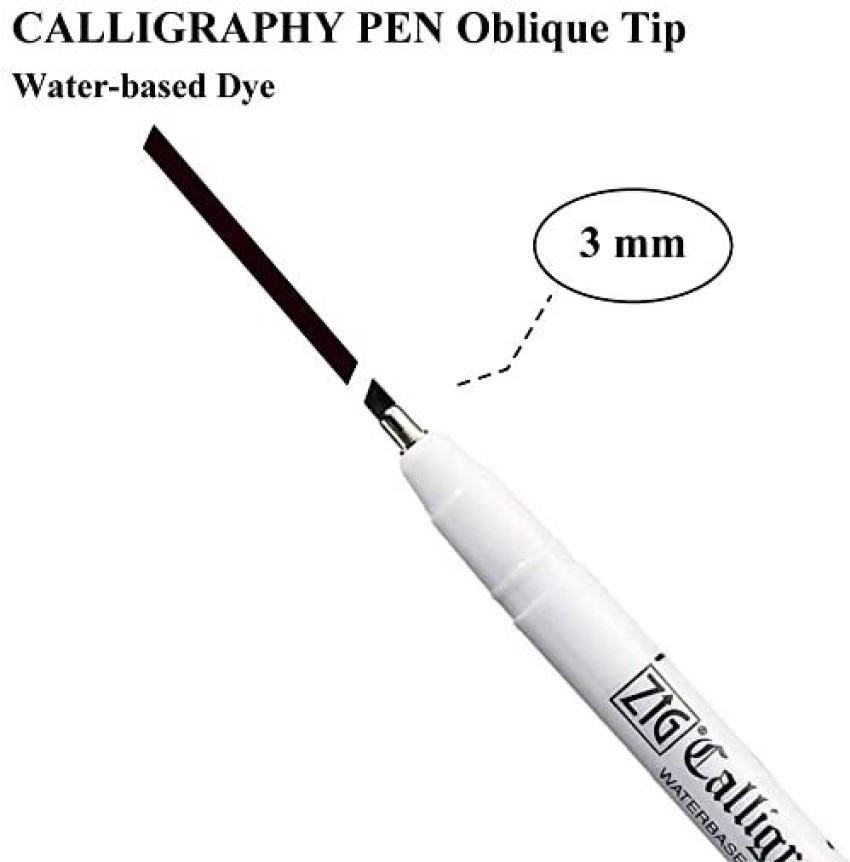 Zig Calligraphy Pen - Set of 3, Oblique