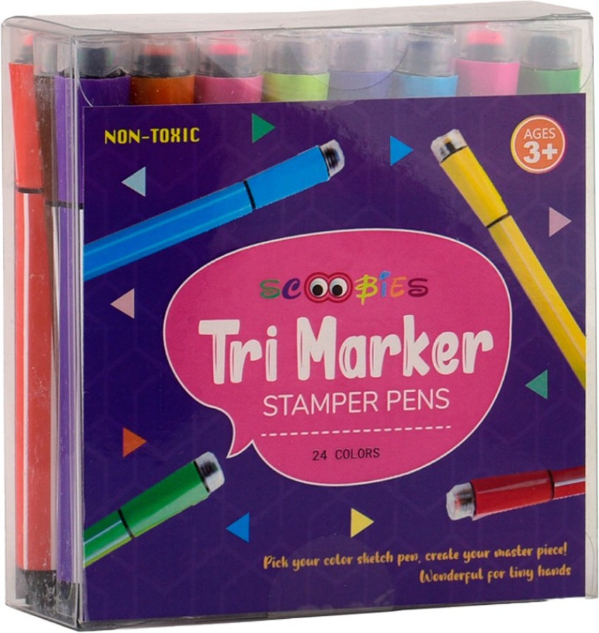 Scoobies TRI MARKER STAMP MARKERS - Tri Marker