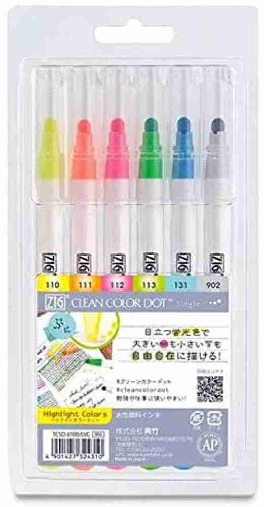 ZIG® Clean Color Dot™ 12 Color Dual-Tip Marker Set