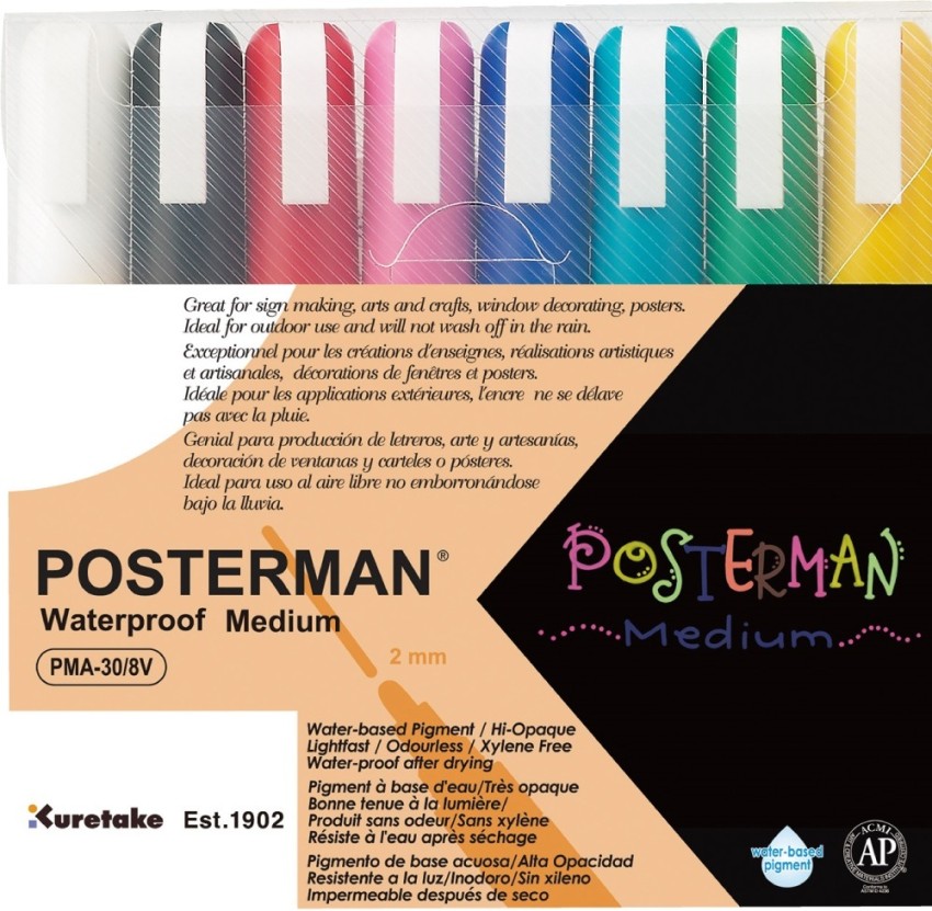 Kuretake Zig Posterman Paint Markers and Sets