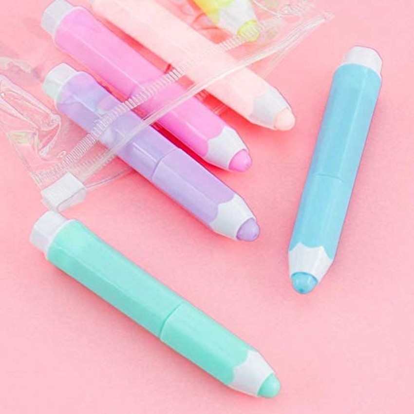 https://rukminim2.flixcart.com/image/850/1000/xif0q/marker-highlighter/x/n/f/6pcs-pastel-shades-chisel-fine-tip-cute-pencil-highlighters-ink-original-imagp7whehstcrfz.jpeg?q=90