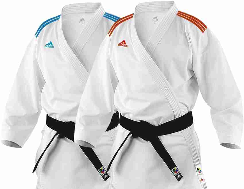 Sohan sports adidas adi zero Kumite Karate Uniform 4.5oz Coloured Stripes Martial Art Uniform Price in India Buy Sohan sports adidas adi zero Kumite Karate Uniform 4.5oz Coloured Stripes