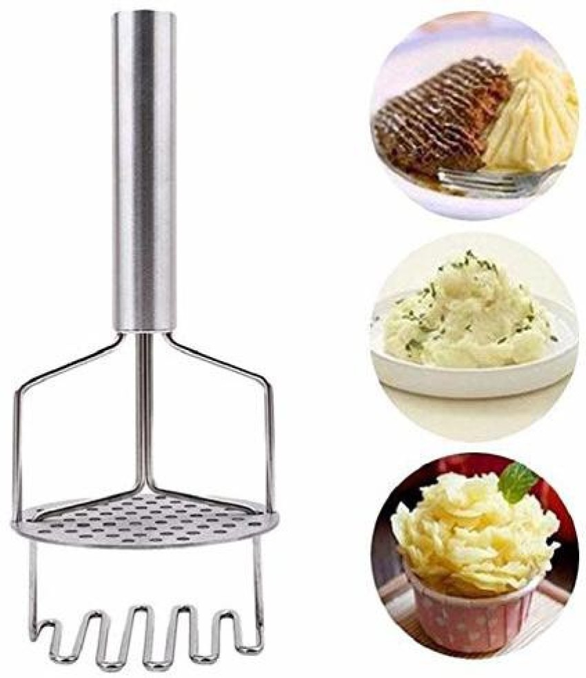 Hand Masher Stainless Steel (Mash for Dal/Vegetable/Potato/Baby Food/pav  bhaji)