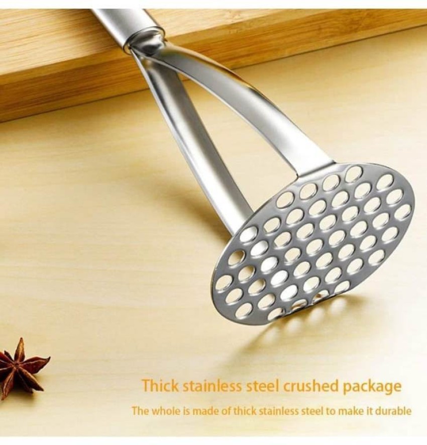 Hand Masher Stainless Steel (Mash for Dal/Vegetable/Potato/Baby Food/pav  bhaji)