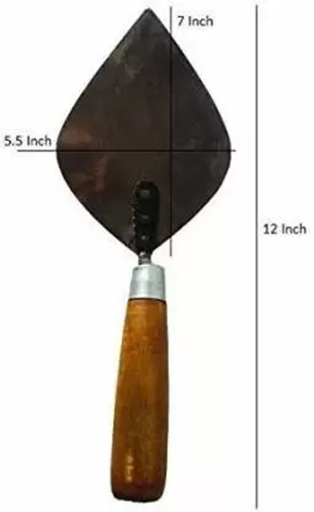 BHI Heavy Duty Mason Trowel Karni pack of 3 different sizes Iron