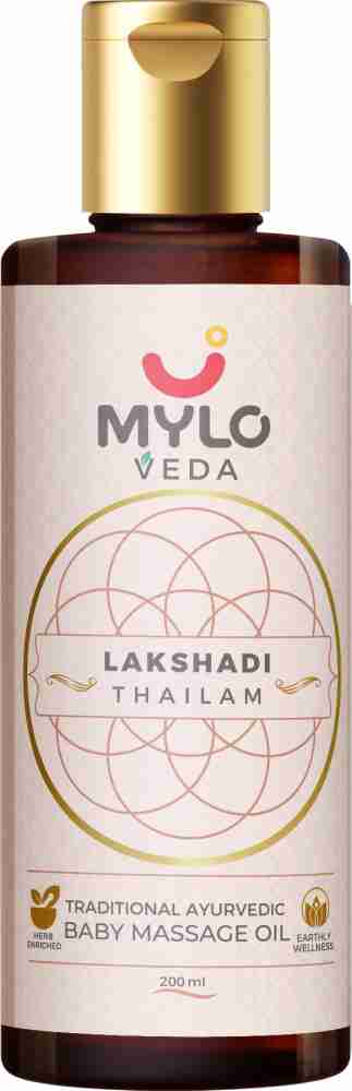 MYLO Baby Lakshadi Thailam Ayurvedic Massage Oil Goodness of Cow