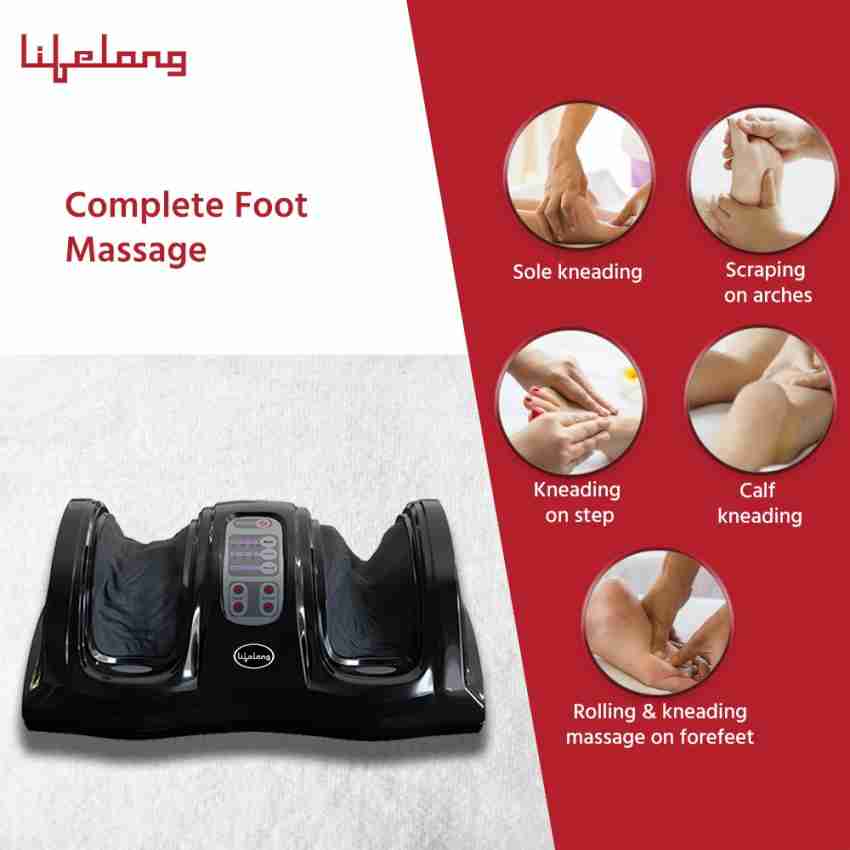 Full foot clearance massager