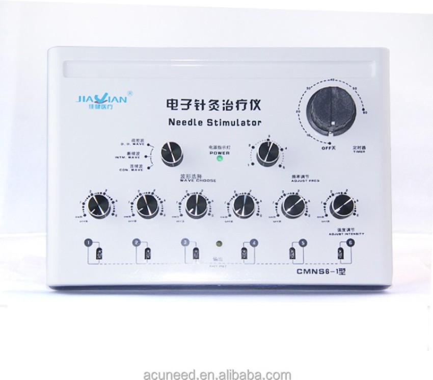 6 Output Electric Electroacupuncture Acupuncture Needle Body Muscle  Stimulator