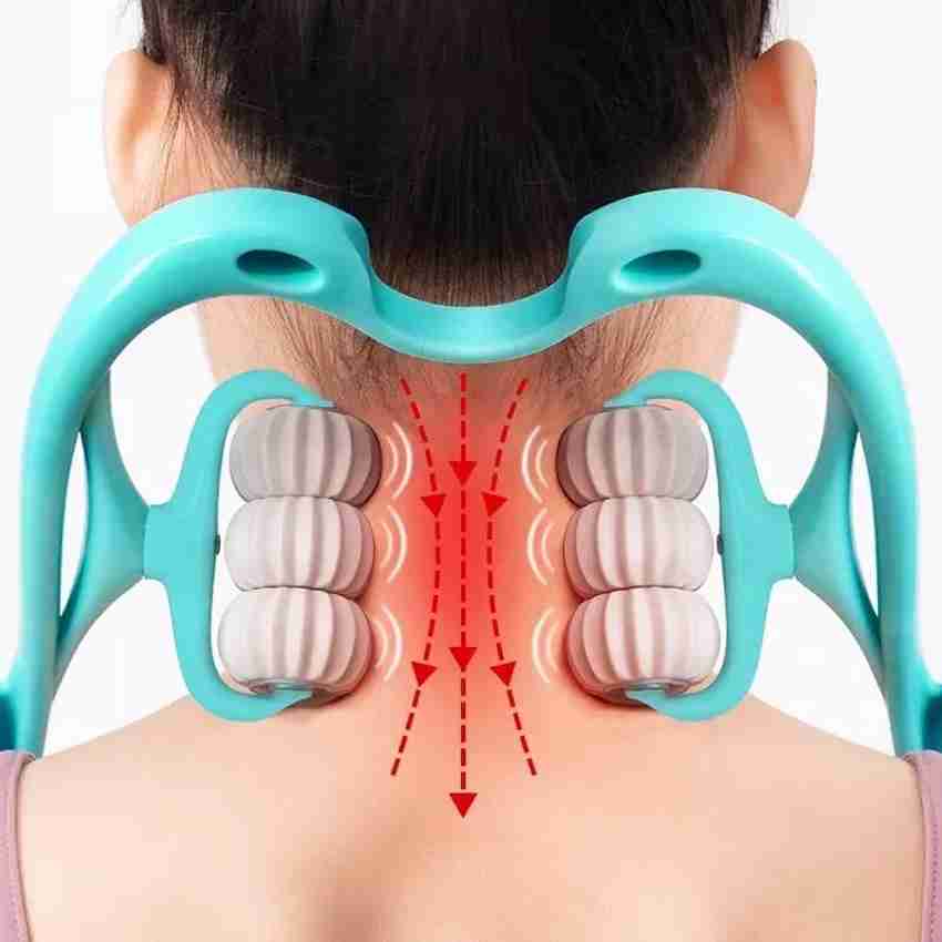 PAVITYAKSH NECK ROLLER MASSAGER Pain Relief Manual Neck Roller Neck Support Buy PAVITYAKSH NECK ROLLER MASSAGER Pain Relief Manual Neck Roller Neck Support Online at Best Prices in India Sports