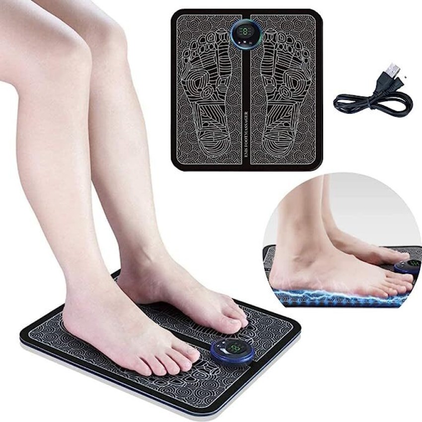 Ems Pulse Foot Massage Pad, Portable Usb Rechargeable Electric Foot  Circulation Massager, Relax Your Feet, Suitable For Home And Office Use