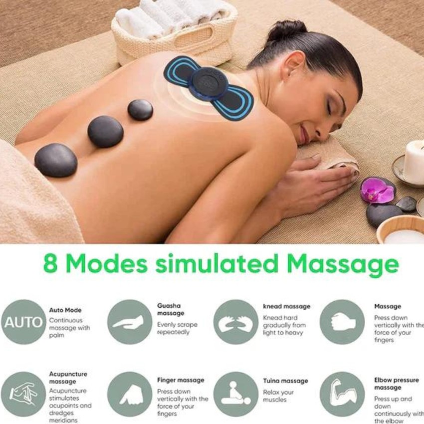 1Pcs Portable Mini Electric Neck Massager Cervical Massage Kit