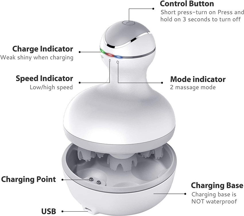 Battery operated scalp massager cheap