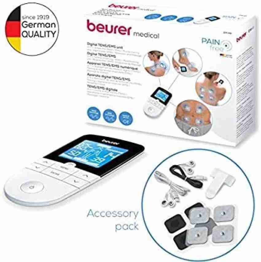 Beurer EM 49 Pain Free Digital TENS EMS Unit Durable and Reliable (German  Technology) With 5 Years Guarantee Massager - Beurer 