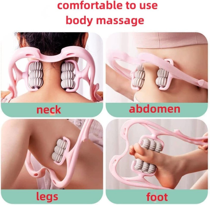 Neck Massager, Trigger Point Roller Massager for Pain Relief deep Tissue  Handheld Shoulder Massager Tool with 6 Balls Massage Point Suitable for  Legs