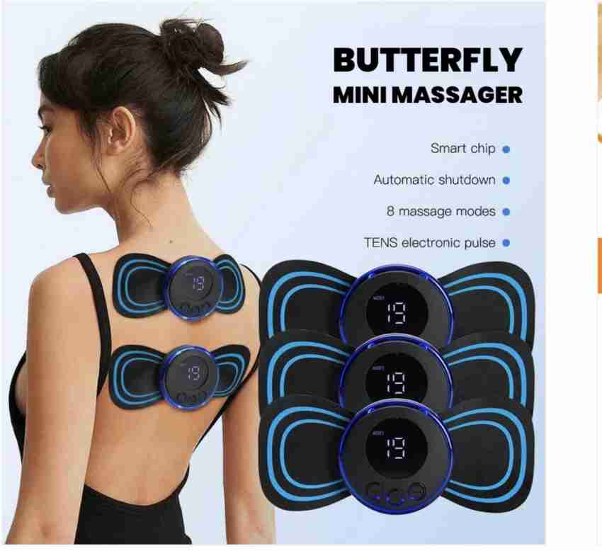 EMS Foot & Body Massager // 6 Modes intensity // butterfly massage // Mini  Massager How to Use 