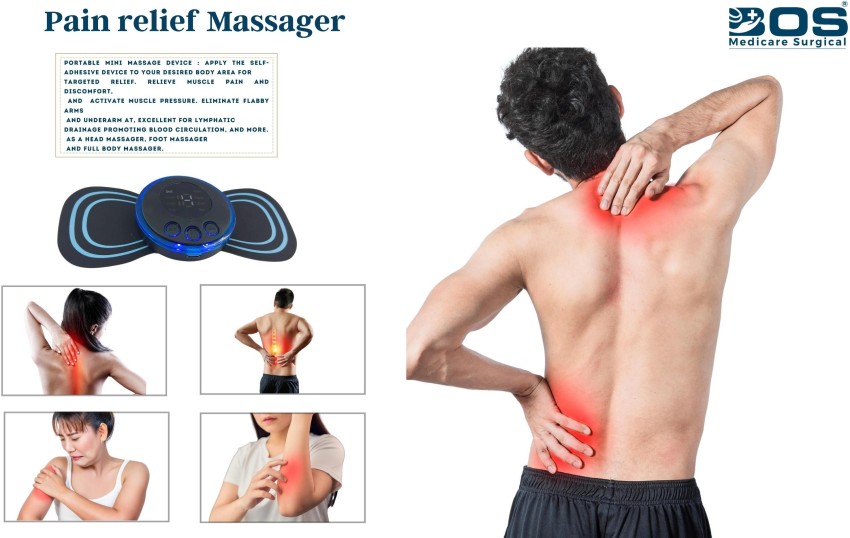 Neck Massager, Lymphatic Drainage Massager, Back Massager For Back Pain  Relif, Cordless Portable Mini Body Massager
