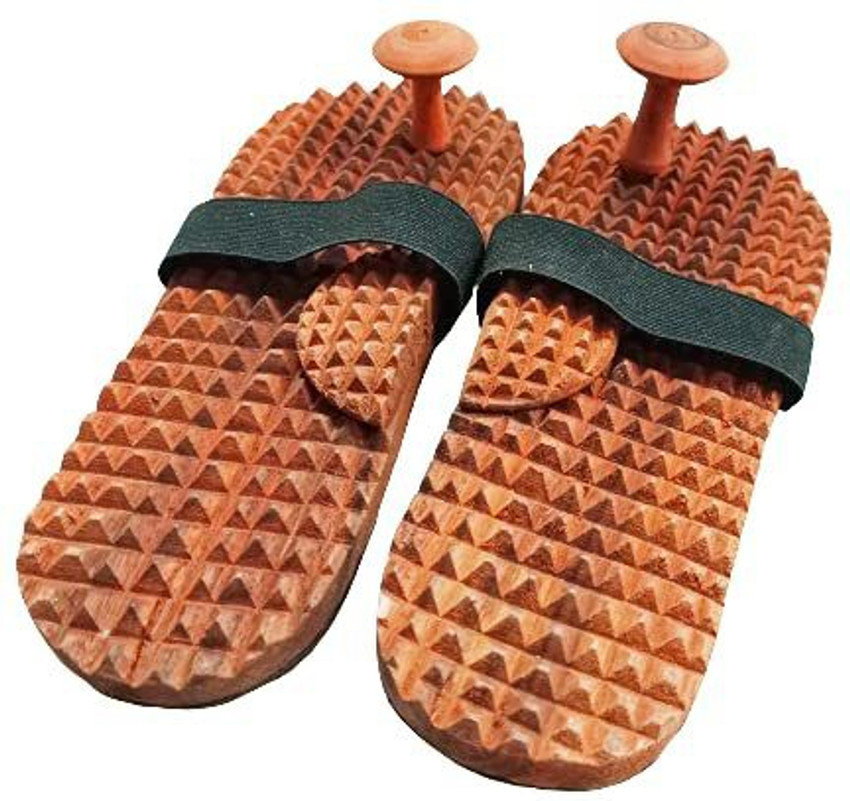 POWEREST Wooden Acupressure Slipper For Men And Women Massager