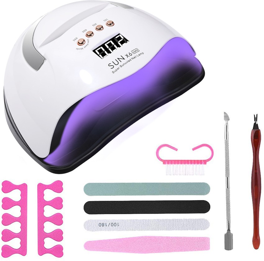 220W LED Lamp UV Light Nail Curing Gel Polish Dryer Manicure SUN X6 MAX 