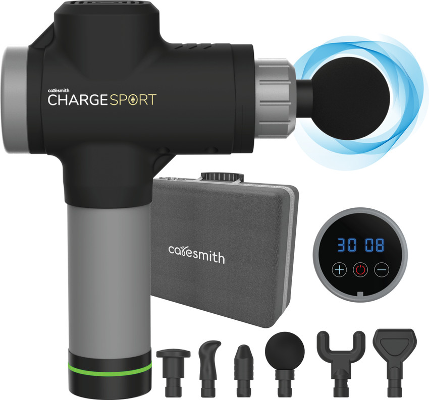 caresmith CS369 1 Charge Sport Massage Gun Deep Tissue Body 50 w BLDC Motor Massager
